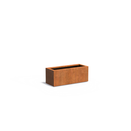Mitchell Kvetináč 100x40x40cm oranžovo hnedý corten