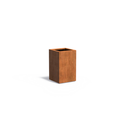 Doris Murray Kvetináč 50x50x80cm oranžovo hnedý corten