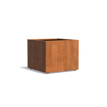 Sonder Kvetináč 100x100x80cm oranžovo hnedý corten