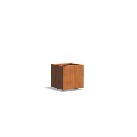 Sonder Kvetináč 50x50x50cm oranžovo hnedý corten