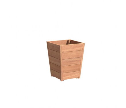 Lamington Kvetináč 55x55x71,2cm hnedý z dreva