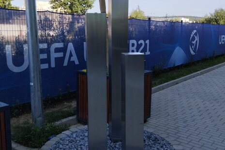 Robustná krása pre verejné priestory: fontána Toronto na mieru vo Futbal Tatra Aréne
